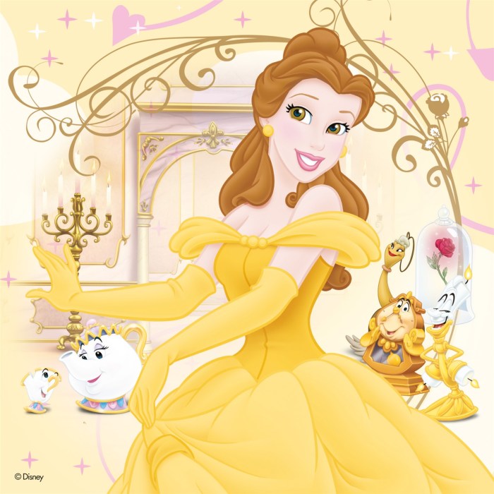 Aristocratic lady in beauty and the beast