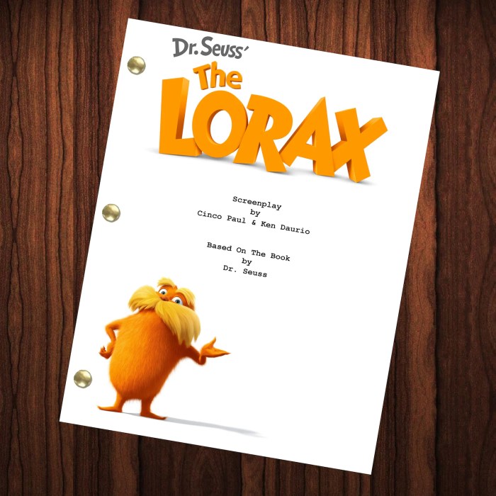 Lorax lessons